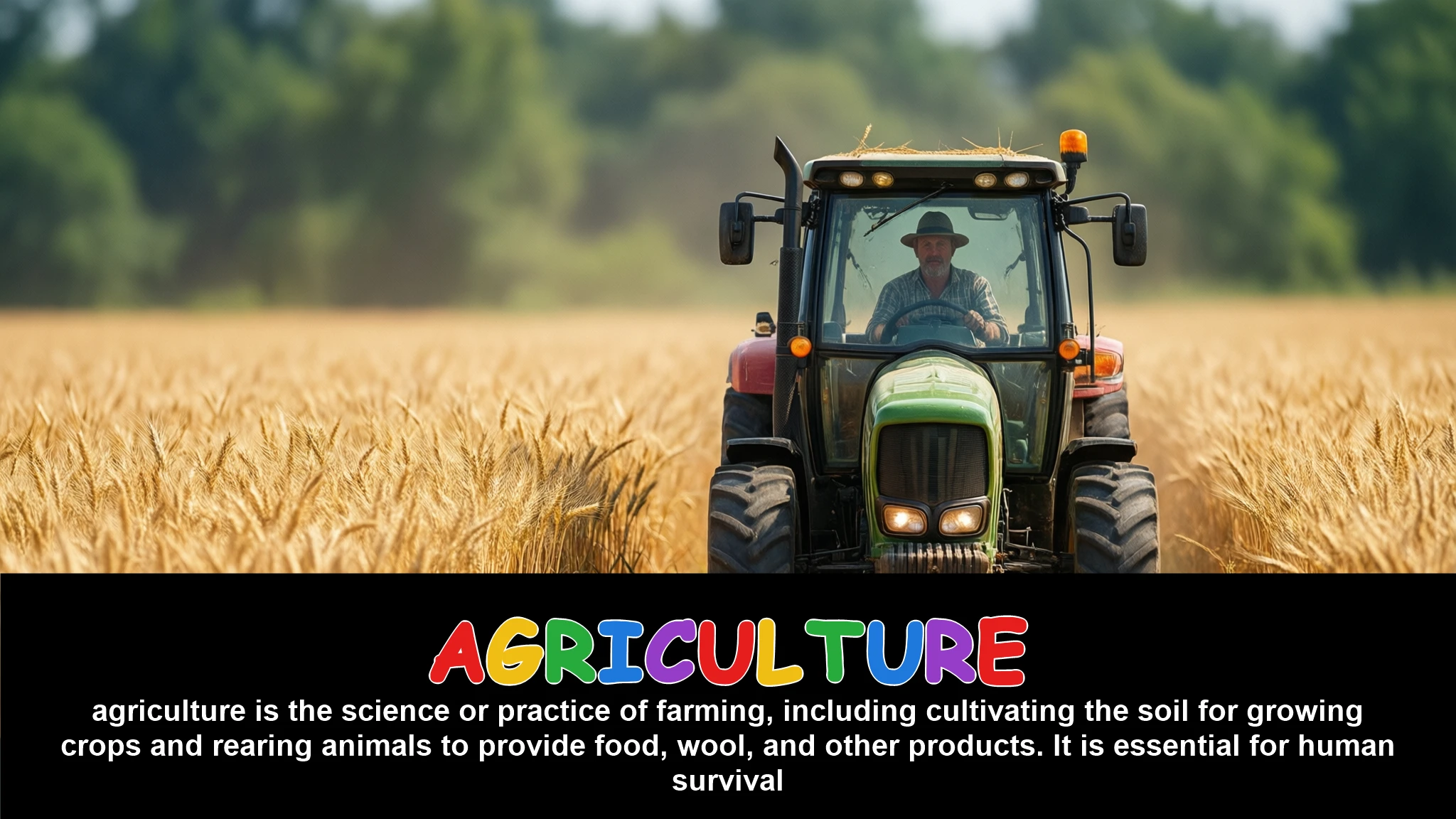 English Illustration for agriculture